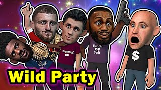 Jon Jones Wild Party for Jan after Adesanya Win [upl. by Alahs]