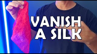 Magic tutorial The Disappearing Silk Trick [upl. by Houghton957]