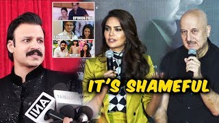 Its SHAMEFUL Vivek Oberoi Says Anupam Kher And Esha gupta  SalmanAishwarya Meme Controversy [upl. by Ardiedak773]