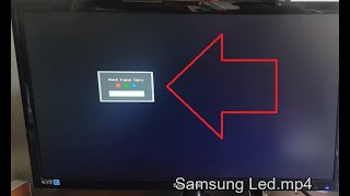 Monitor Samsung Led S22A300B sem sinal  Check signal cable [upl. by Marcia529]