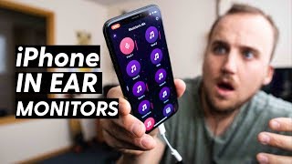 HOW TO SET UP WIRELESS INEAR MONITORS ON AN IPHONE [upl. by Nole]