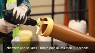 The Revolutionary Pipe Chamfer Tool [upl. by Dniren]