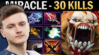 Lifestealer Dota 2 735 Miracle with 30 Kills and Mjolnir  Dota Gameplay [upl. by Ilohcin]