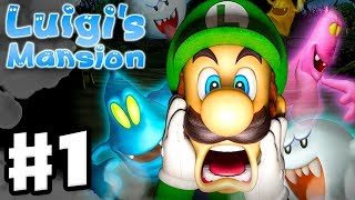 Luigis Mansion  3DS Gameplay Walkthrough Part 1  Area 1  Chauncey Nintendo 3DS [upl. by Enial806]