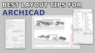 Best Layout Sheet Setup tips for Archicad  Tutorial [upl. by Agan]