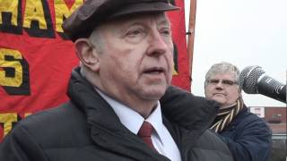 Arthur Scargill speaking at The Battle of Saltley Gate 40th Anniversary Commemoration [upl. by Bergh371]