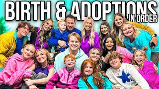 16 KiDS BiRTH and ADOPTiON stories in ORDER [upl. by Otti]