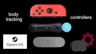 PS Move Daydream Joycon Instruction to Connect and Use as Body Trackers amp Controllers [upl. by Vasilek50]