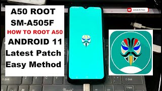 How to Root Samsung A50 Android 11 SMA505F U9 Root [upl. by Gnourt]