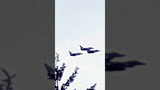 RAF TYPHOON FIGHTER JETS FLYPAST LOUD HAINAULT LONDON troopingthecolour aviation shorts [upl. by Gnov222]