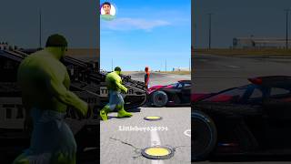 GTA V  SPIDERMAN VS HULK MATCH WHO IS RICHER 🤑 shorts gta5 [upl. by Leizo]