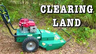 Brush Hog  Home Depot Rental  How To Use Cost amp Overview  Clearing Land By Hand [upl. by Vlada]