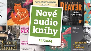 Novinky se Švejkem temnými detektivkami i Václavem Neckářem  Nové audioknihy 242024 [upl. by Okubo]