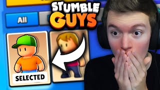 HOW MANY SKINS CAN I GET ON A NEW STUMBLE GUYS ACCOUNT [upl. by Ecnarret]