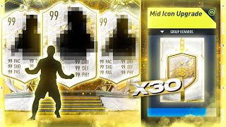 FIFA 22 30 x Mid Icon Upgrade Packs [upl. by Aiceila]