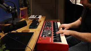 Nord Stage 3  Pearl Upright Sound Demo and Install Tutorial [upl. by Ydollem]