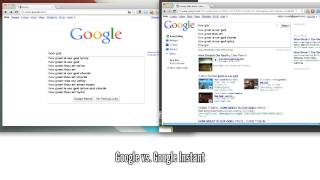 Google vs Google Instant  Which is Faster [upl. by Silsbye]