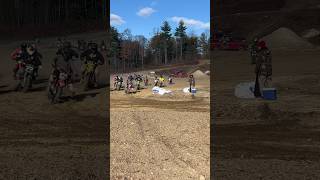 Carnage off the Hole Shot mx motocross pitbike racing bikelife dirtbike [upl. by Penman]