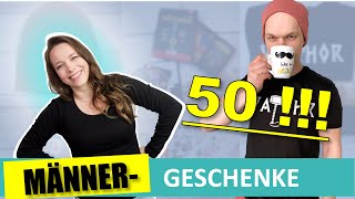 🤯 50 kreative MÄNNERGESCHENKE 💪🏻 [upl. by Neehs]