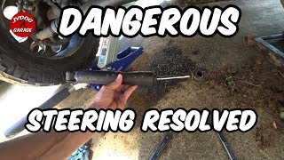 Dangerous Lifted Ford F250 Steering  Problem Solved [upl. by Emilie]