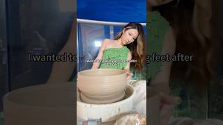 Making a foot soak basin part 3 fix the crack ceramics pottery [upl. by Illak]