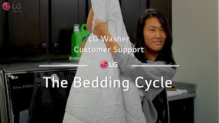 LG Washer  The Bedding Cycle [upl. by Navad521]