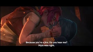 Vi hits Powder Episode 3 Ending  Netflix  Arcane [upl. by Norehc417]