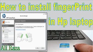 How to Enable and Install FingerPrint Driveramp Software in Hp Laptop [upl. by Kaela327]