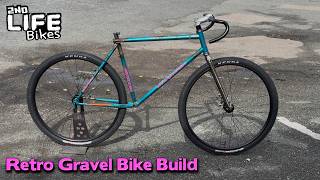 Building A Retro Gravel Bike From My Parts Bin  Wheeltop EDS TX [upl. by Yendirb]