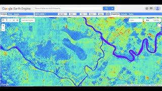 Google Earth Engine Tutorial NDVI amp NDWI [upl. by Hsiri]