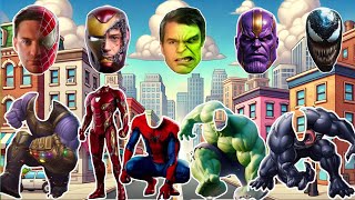 TEBAK GAMBAR TOP SUPERHERO  AVENGERS MARVEL SPIDER MAN IRON MAN HULK VENOM CAPTAIN AMERICA [upl. by Patsy280]