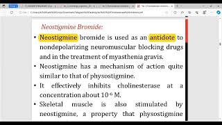 Organic Pharmaceutical Chemistry cholinesterase inhibitors [upl. by Voletta716]