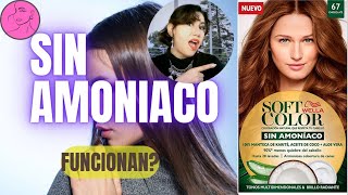 🤔 ACLARAN el cabello los tintes sin amoniaco Valen la pena En cabello virgen wella soft color [upl. by Elmaleh]