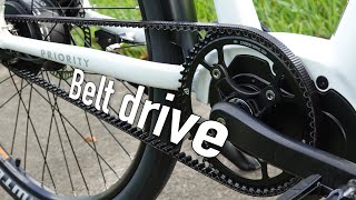 BELT DRIVE on bicycles  Pros and Cons [upl. by Alian]