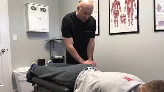 Tailbone Pain Relief with chiropractic adjustment [upl. by Refotsirc700]