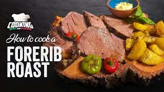 How to cook Roast Beef Forerib by cooking with an italian [upl. by Coral]