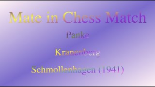 Panke vs Kranenberg  Schmollenhagen 1941 [upl. by Anilehs534]