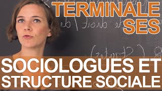 Comment les sociologues pensent la structure sociale   SES  Terminale  Les Bons Profs [upl. by Tully]