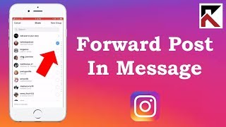 How To Forward An Instagram Post In A Message On Instagram [upl. by Latif510]