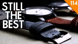 Best straps under 20 Ritche Watch Bands vintage leather review [upl. by Airasor]