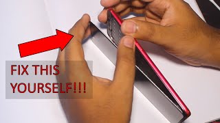 How to Glue Smartphone SCREEN that Fell off back on Frame EASY FIX [upl. by Attennaej]