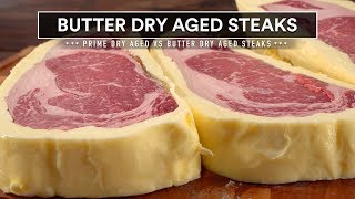 Sous Vide BUTTER DRY AGE Steaks vs Real DRY AGE [upl. by Norac]