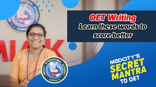 OET Writing Learn these words to score better  Score more in OET Writing  OET Tips amp Tricks [upl. by Wenn]