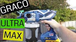 Graco Ultra Max Ultimate MX Cordless Airless Handheld Paint Sprayer Review [upl. by Ardaid]