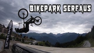 Bikepark Serfaus Freeride und Airbag Session [upl. by Poppy]