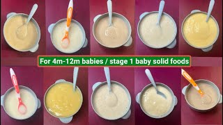 4 Month Baby Foods Baby Puree Recipes Baby First Solid RecipesHomemade Stage 1 Baby  Faith Vibes [upl. by Deane72]