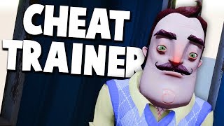 FINDING ALL SECRETS WITH THE TRAINER  Hello Neighbor Full Release Gameplay Final Update Secrets [upl. by Sanson]