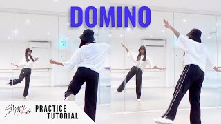 PRACTICE Stray Kids  DOMINO  Dance Tutorial  SLOWED  MIRRORED [upl. by Annavahs24]