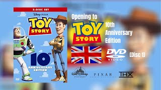 Opening to Toy Story  10th Anniversary Edition 2005 UK DVD Disc 1 [upl. by Eugenia846]