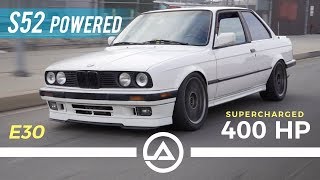 400 WHP Supercharged E30 325is  BMW Track Weapon [upl. by Old]